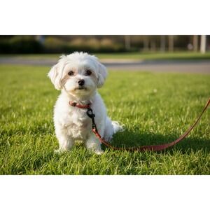 Good Scout Go Leash Small Brick Red Nylon Dog Leash with Black Hardware